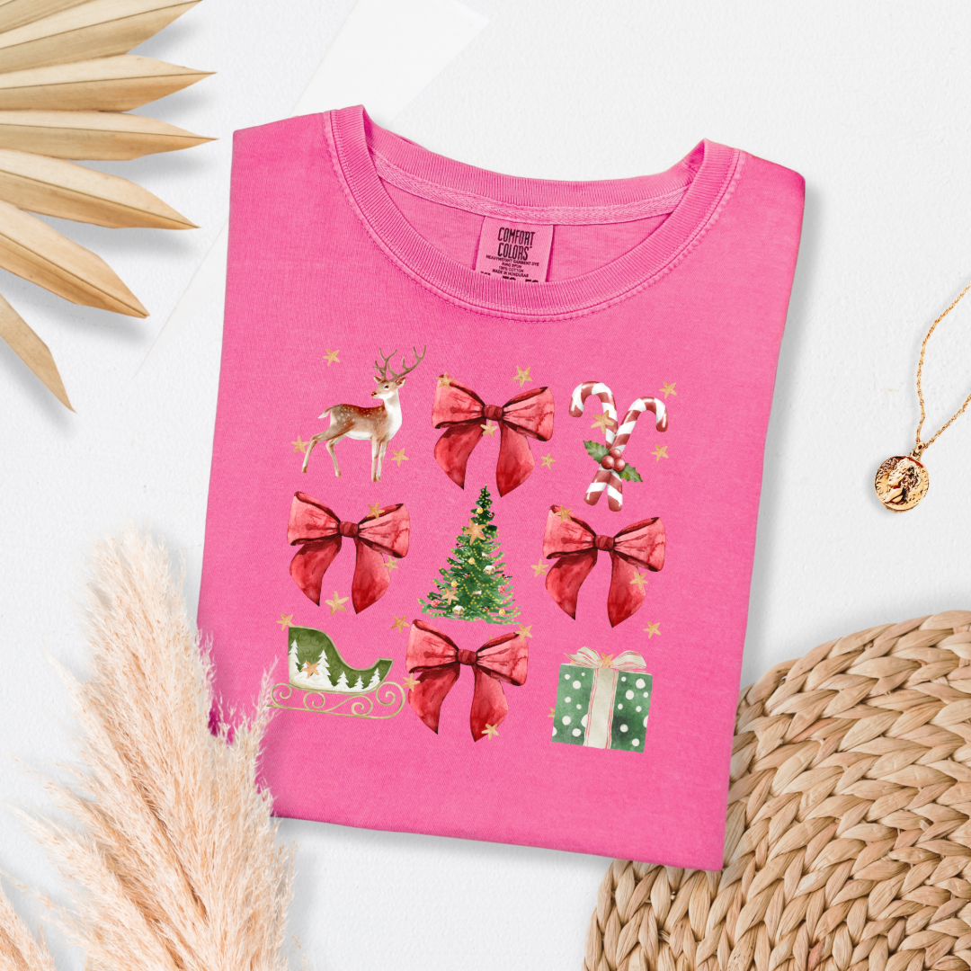 Coquette Christmas Graphic Tees