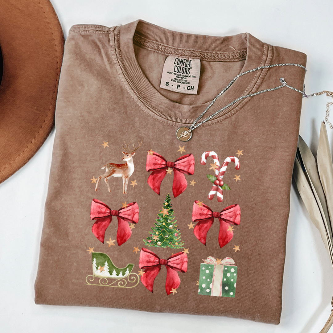 Coquette Christmas Graphic Tees