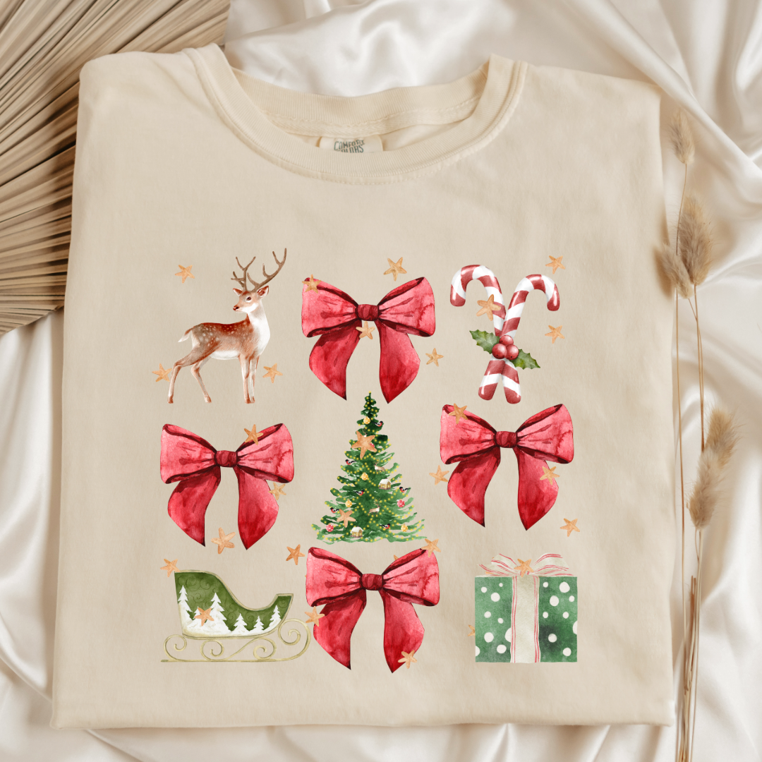 Coquette Christmas Graphic Tees