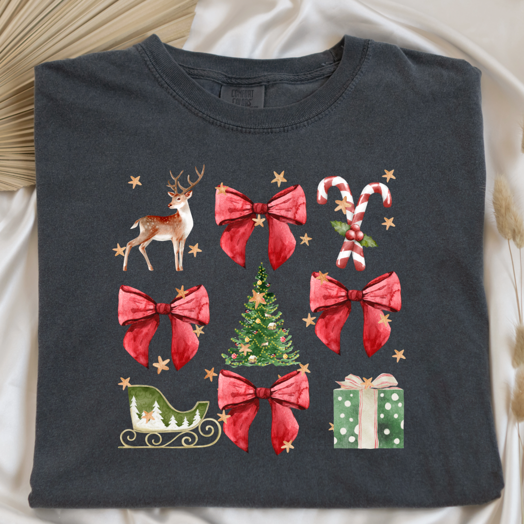Coquette Christmas Graphic Tees