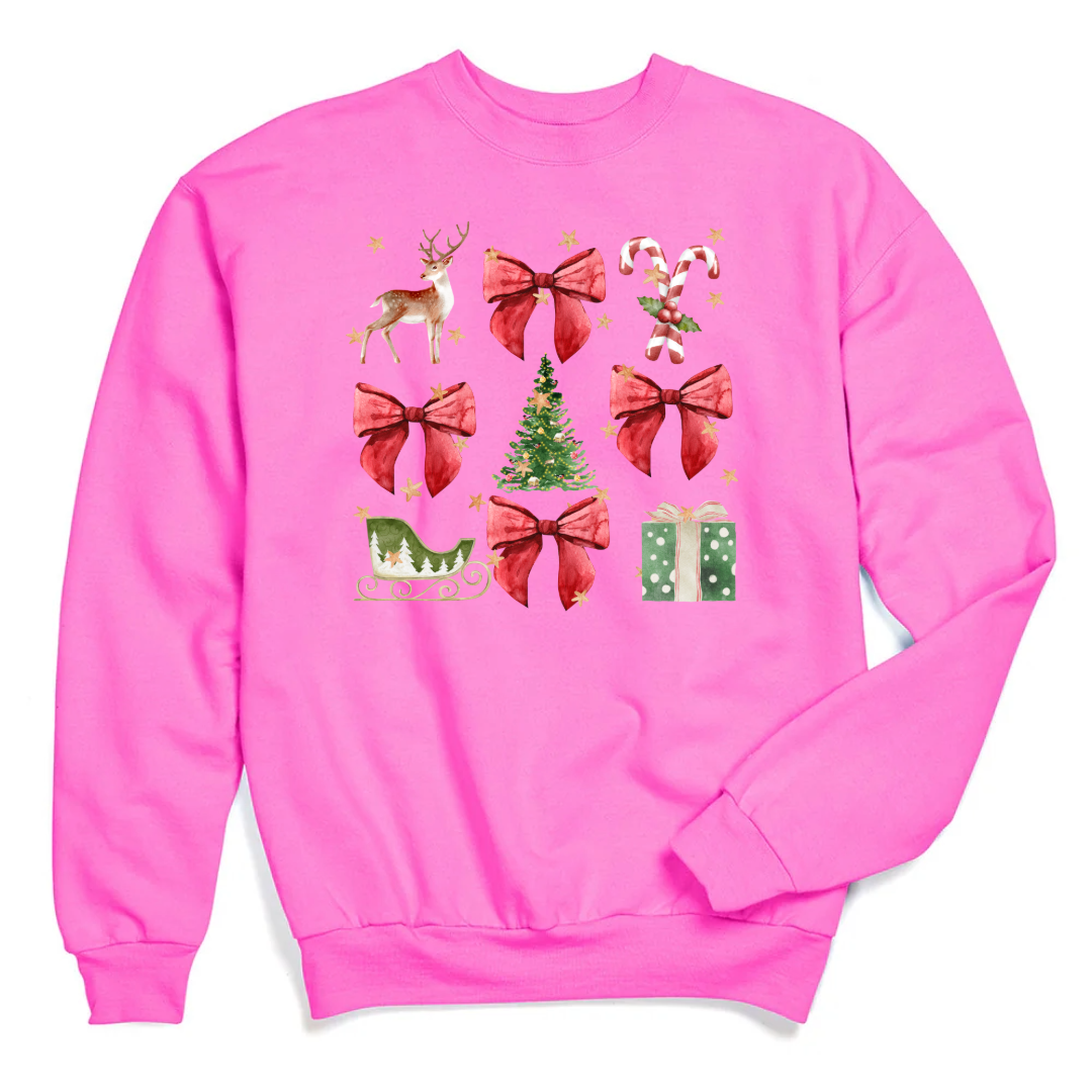 Coquette Christmas Crewneck & Hoodie