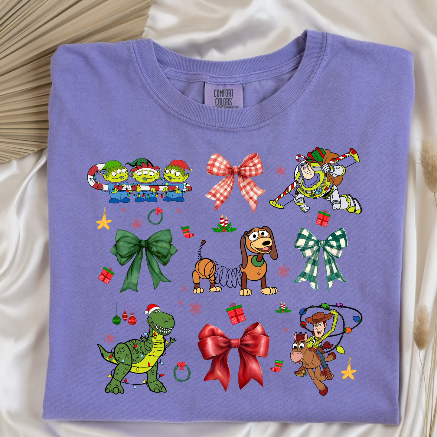 Toy Story Christmas Coquette Graphic Tee