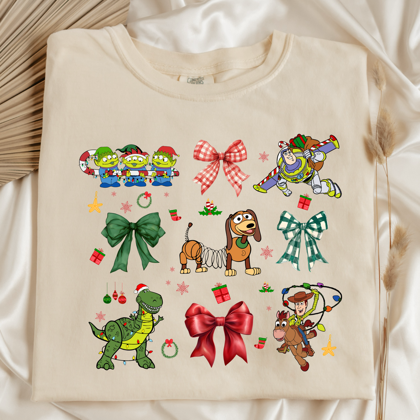 Toy Story Christmas Coquette Graphic Tee
