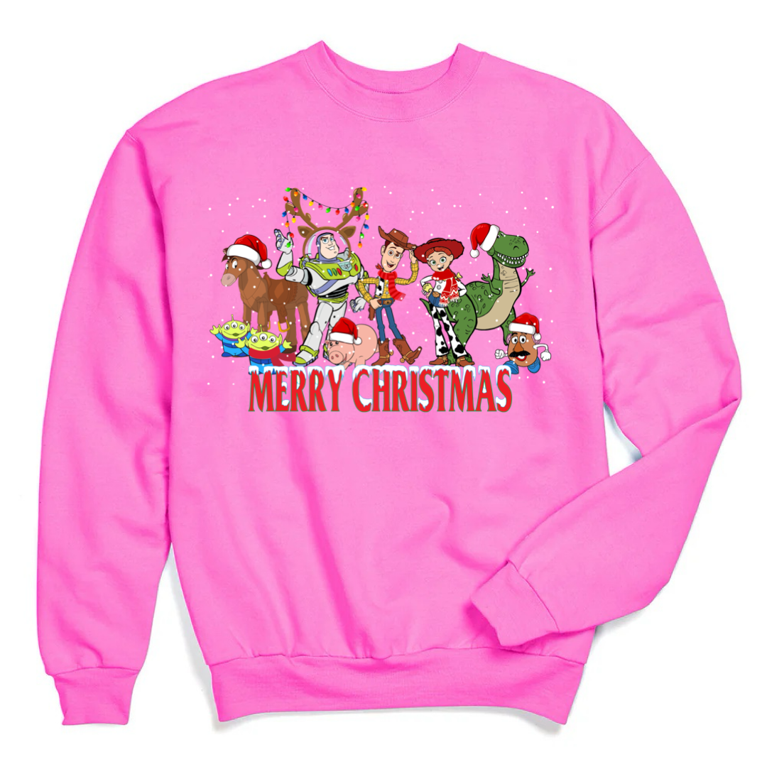 Merry Christmas Toy Story Crewneck & Hoodie