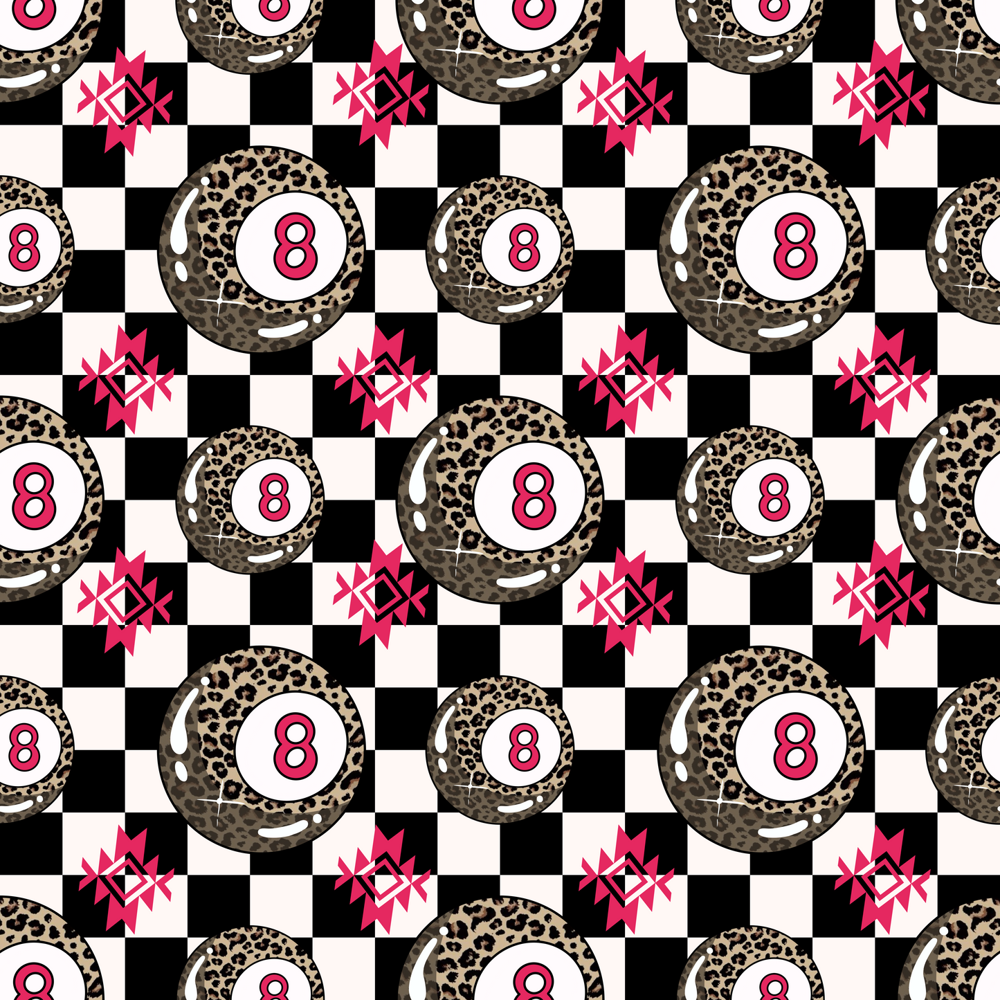 Western 8 ball Custom Composition Notebook
