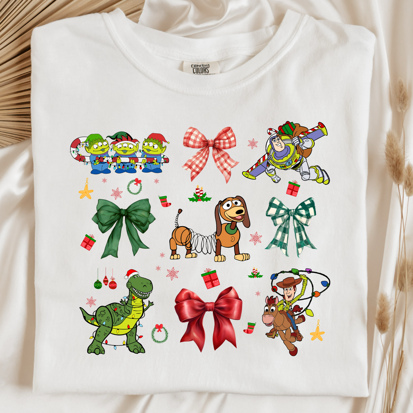 Toy Story Christmas Coquette Graphic Tee