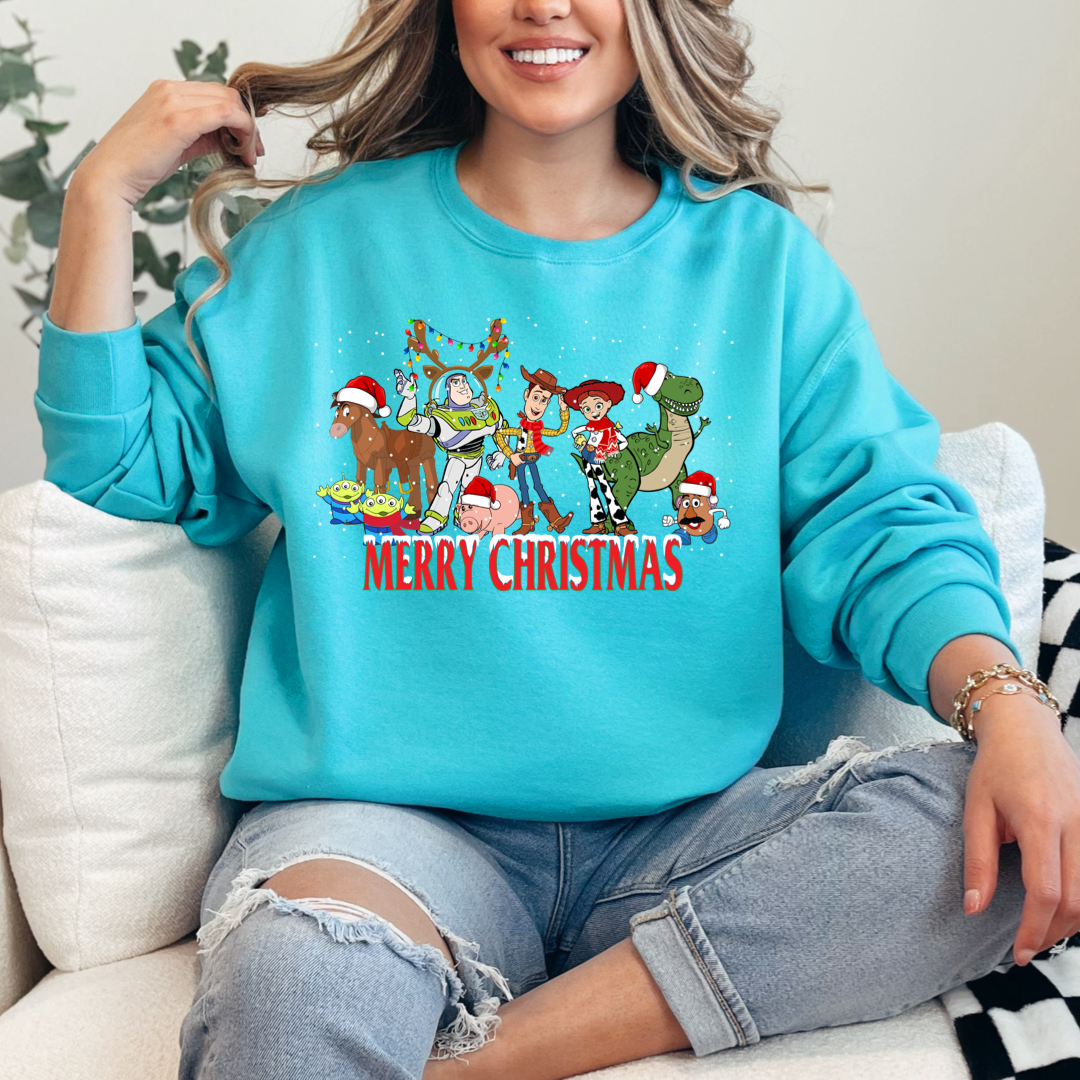 Merry Christmas Toy Story Crewneck & Hoodie