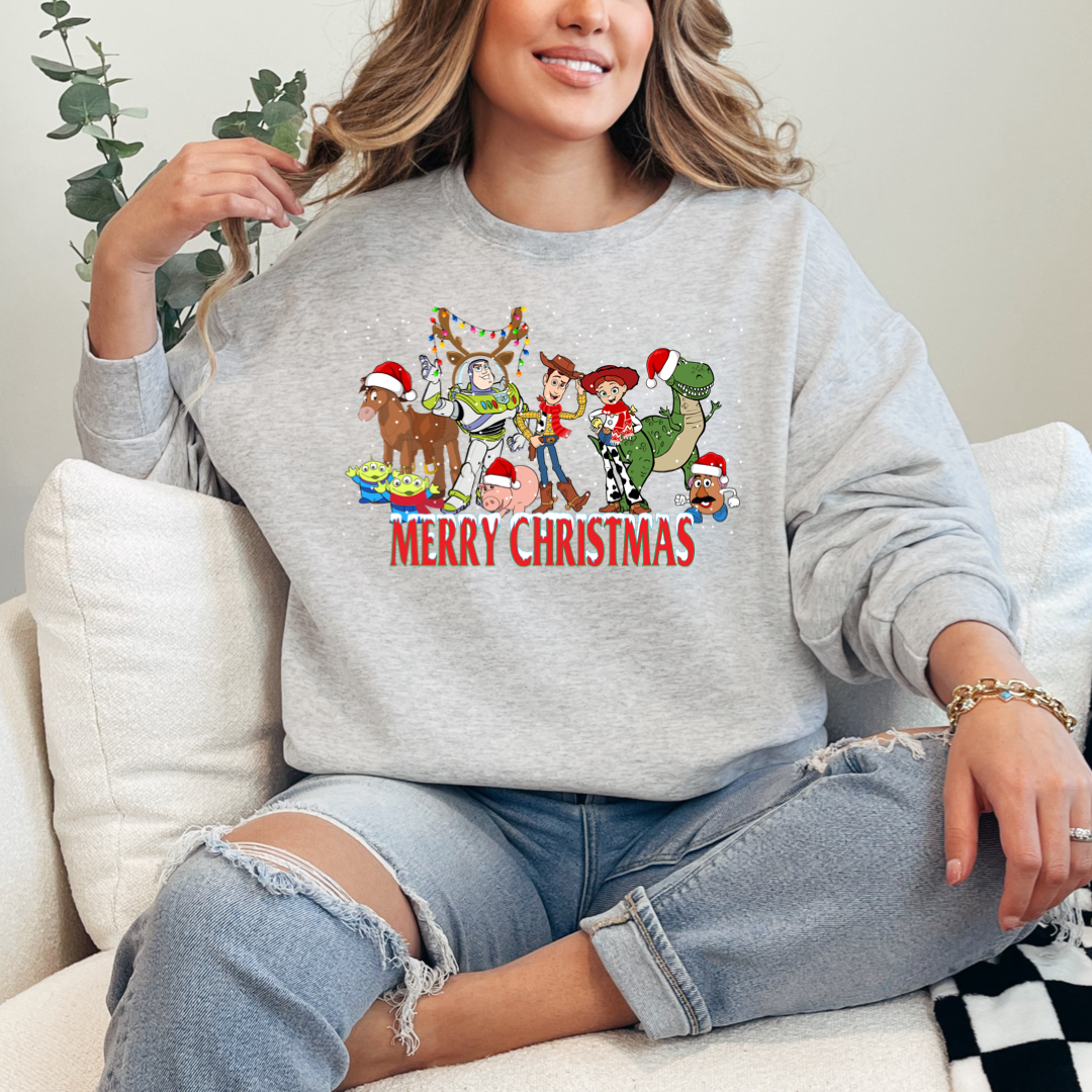 Merry Christmas Toy Story Crewneck & Hoodie