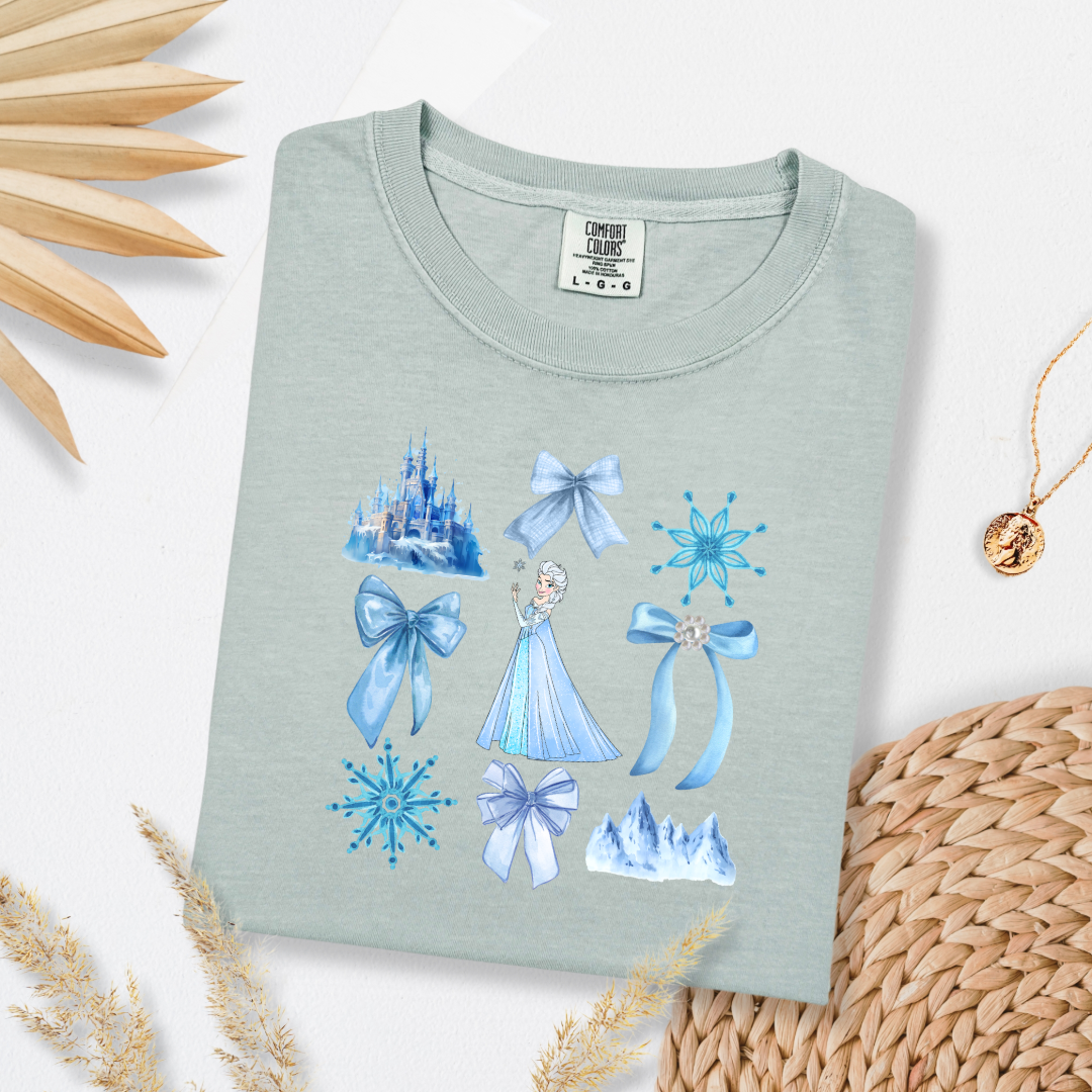 Princess Elsa Coquette Graphic Tee