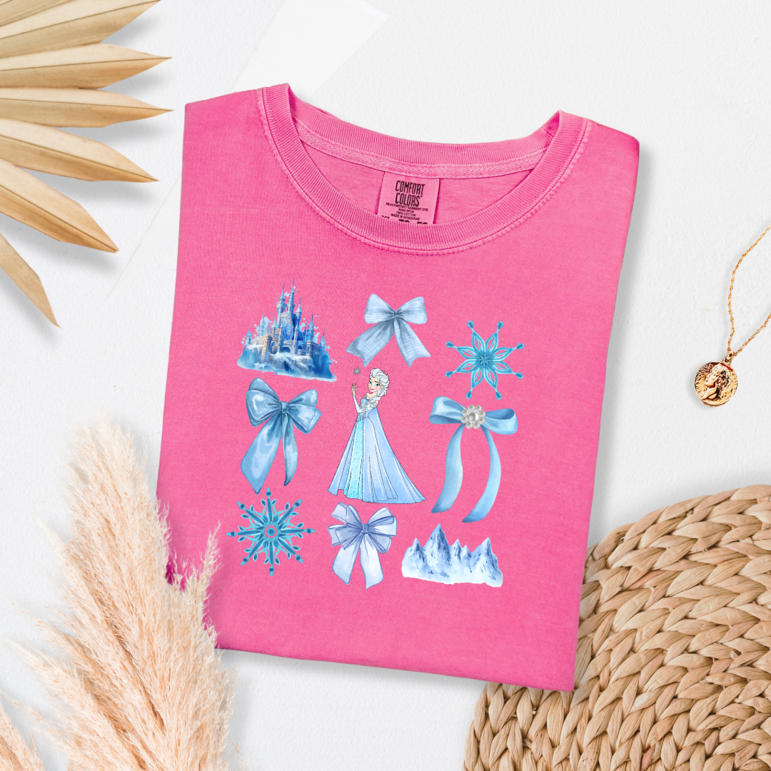 Princess Elsa Coquette Graphic Tee