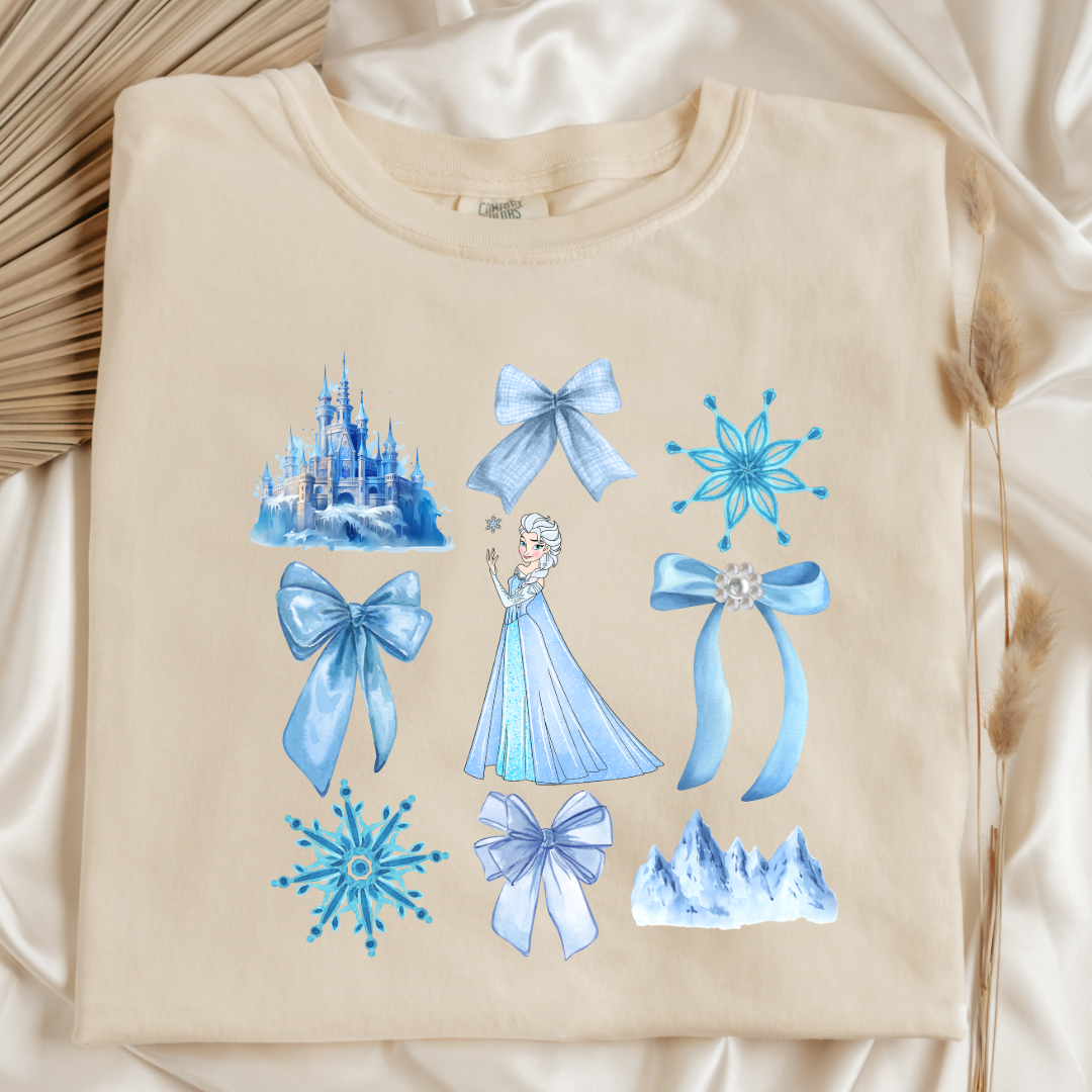Princess Elsa Coquette Graphic Tee
