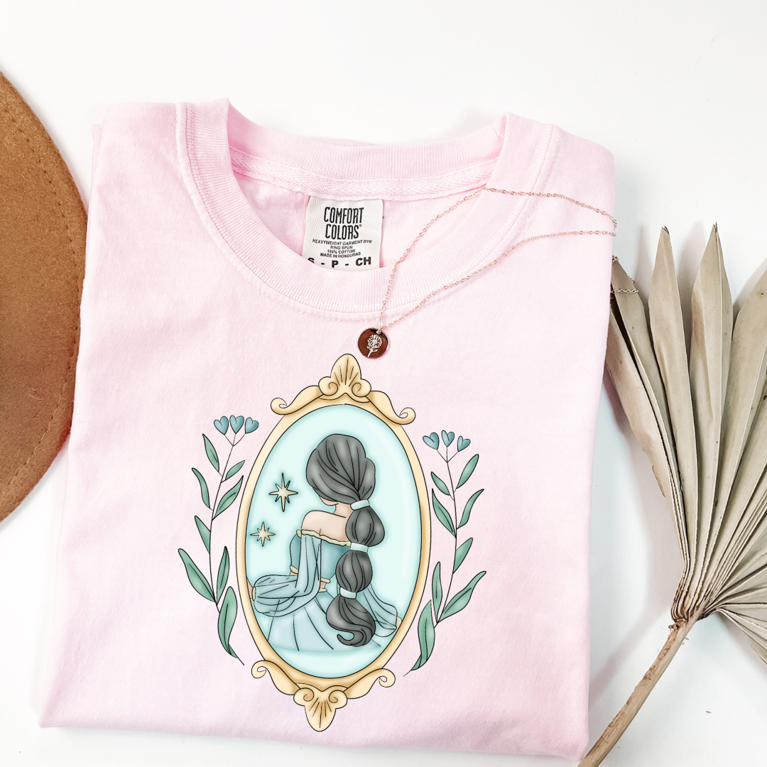 Arabian Moon Princess Silhouette Graphic Tee
