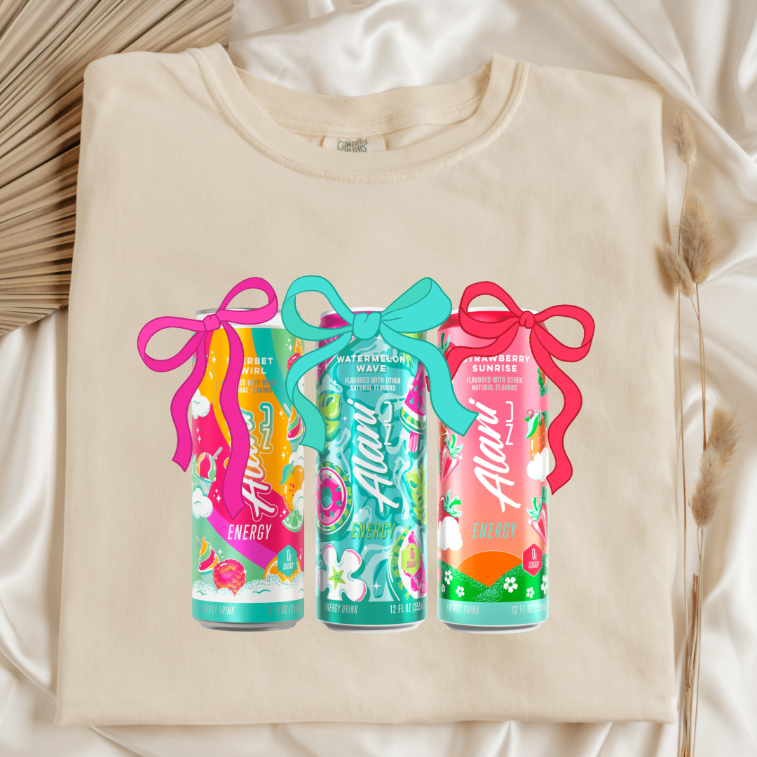 Alani With Bows 3 ways Graphic Tee