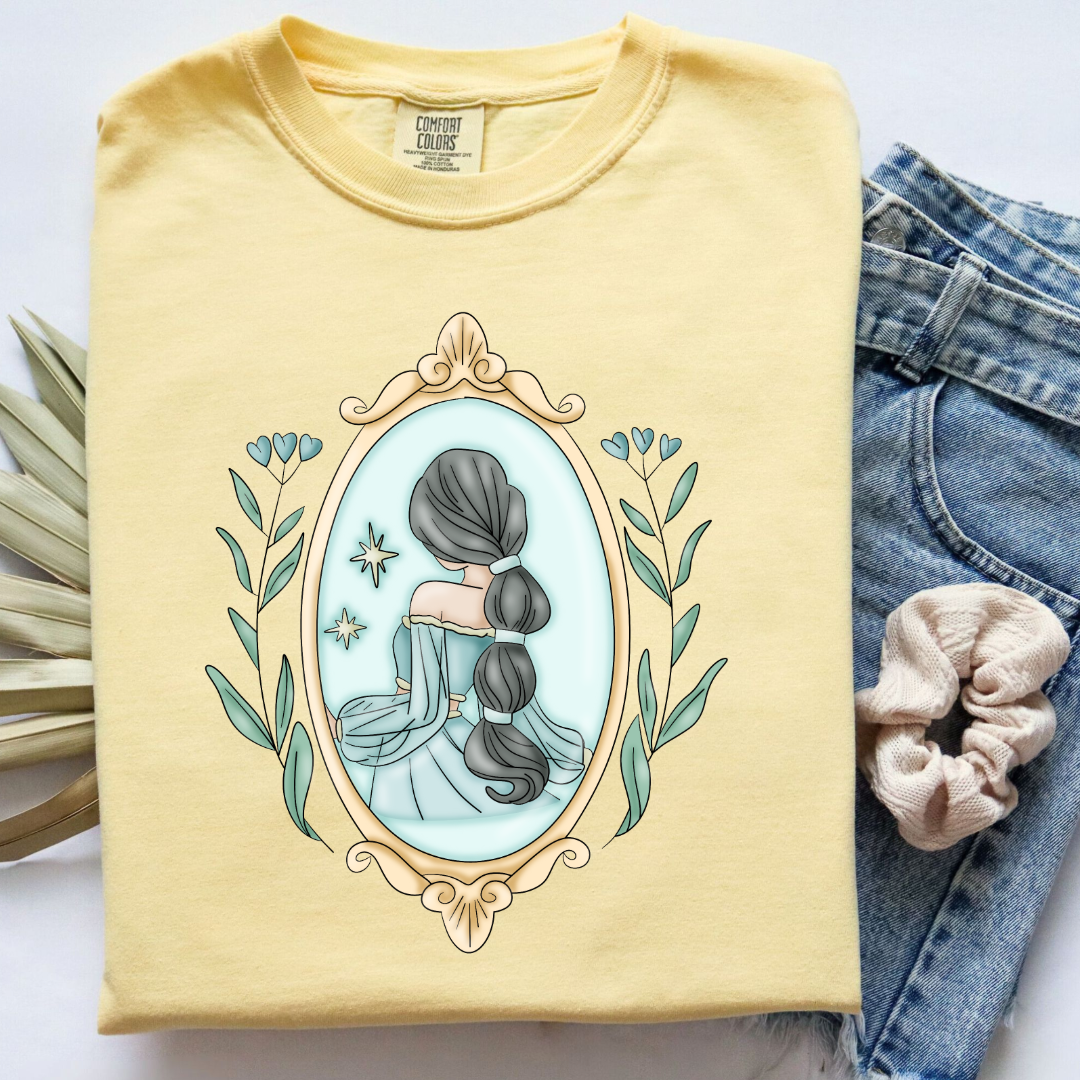 Arabian Moon Princess Silhouette Graphic Tee