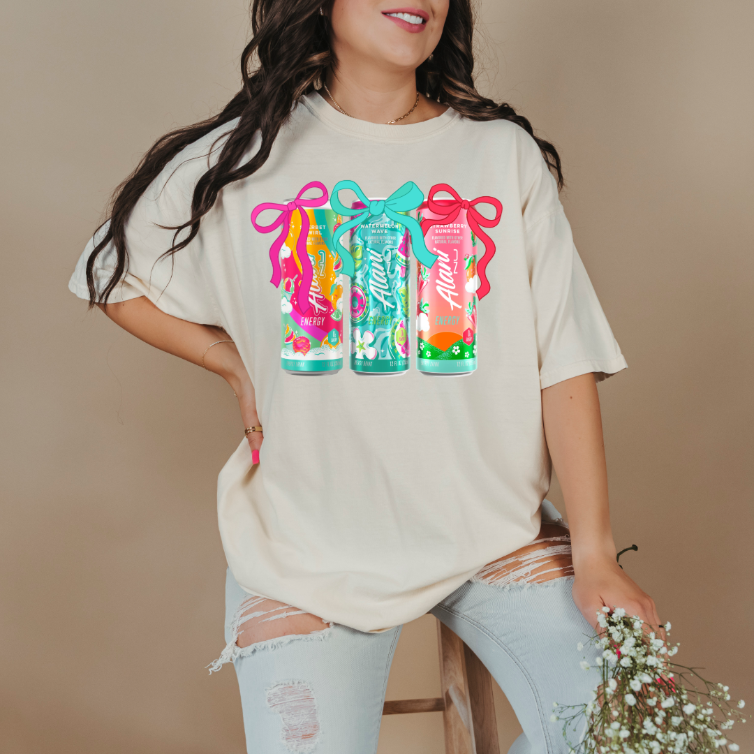 Alani With Bows 3 ways Graphic Tee