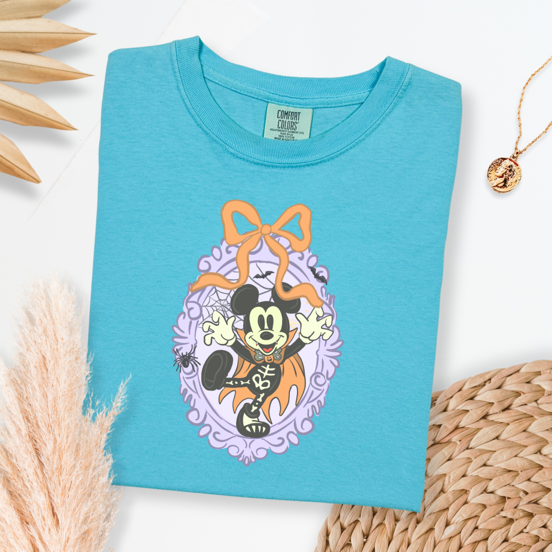 Spooky Season Coquette Mouse Graphic Tee