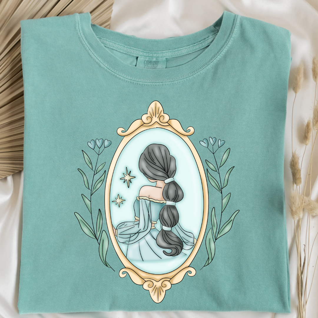 Arabian Moon Princess Silhouette Graphic Tee