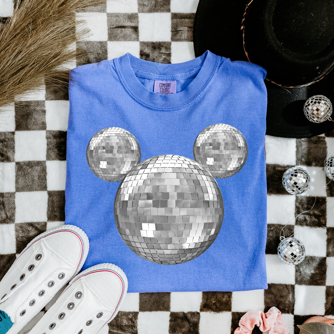 Disco Mickey No Bows Graphic Tee