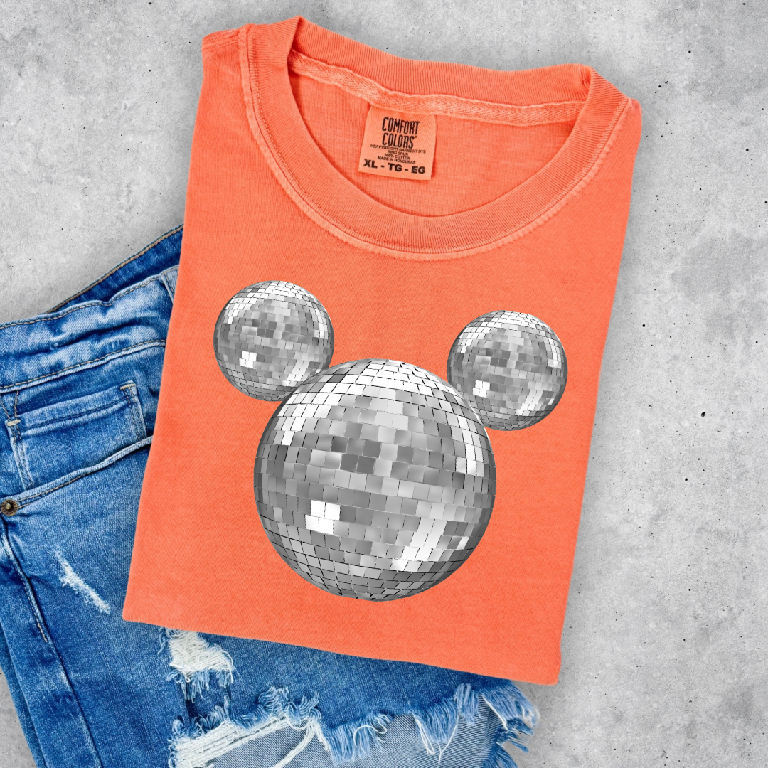Disco Mickey No Bows Graphic Tee