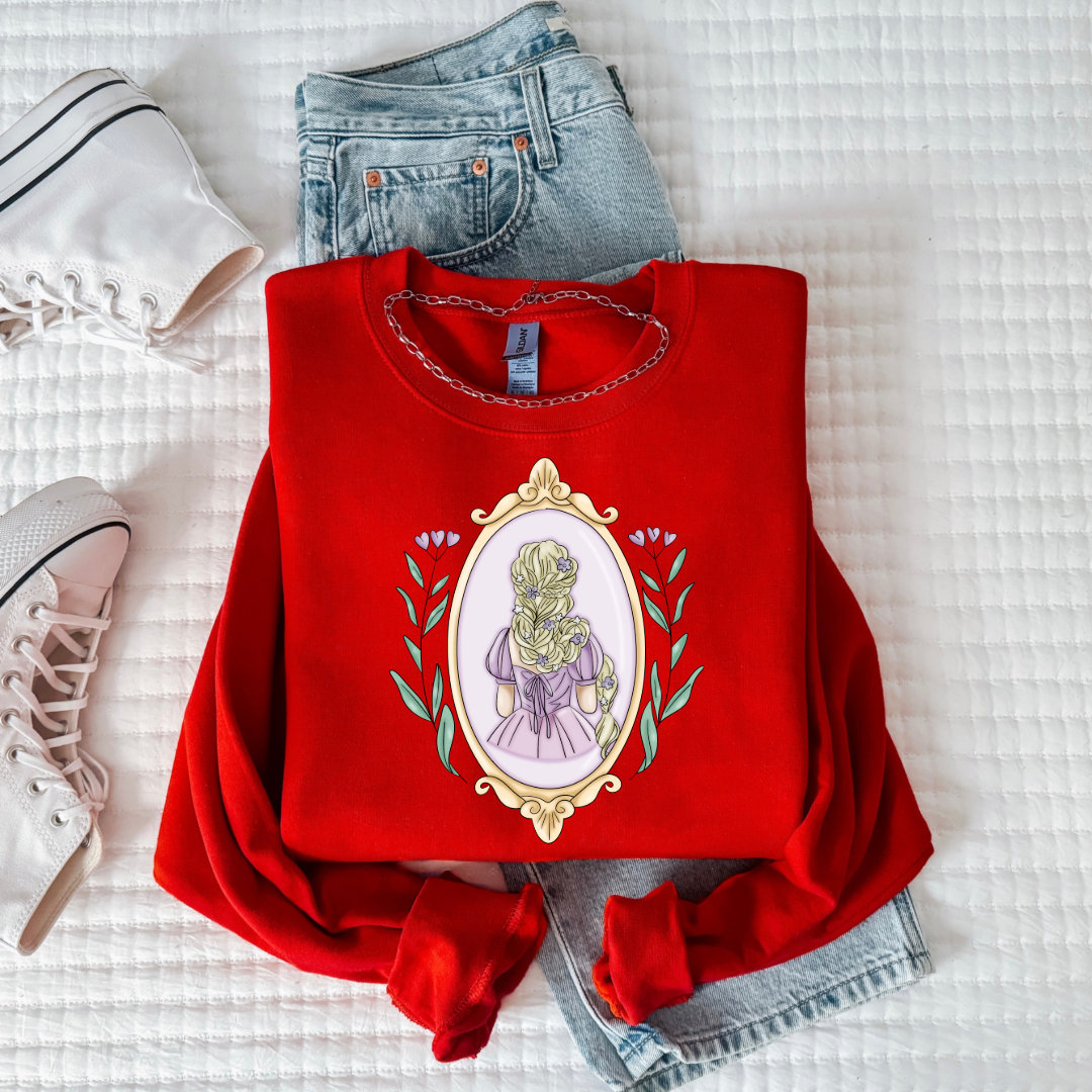Nap Queen Silhouette Youth Crewneck
