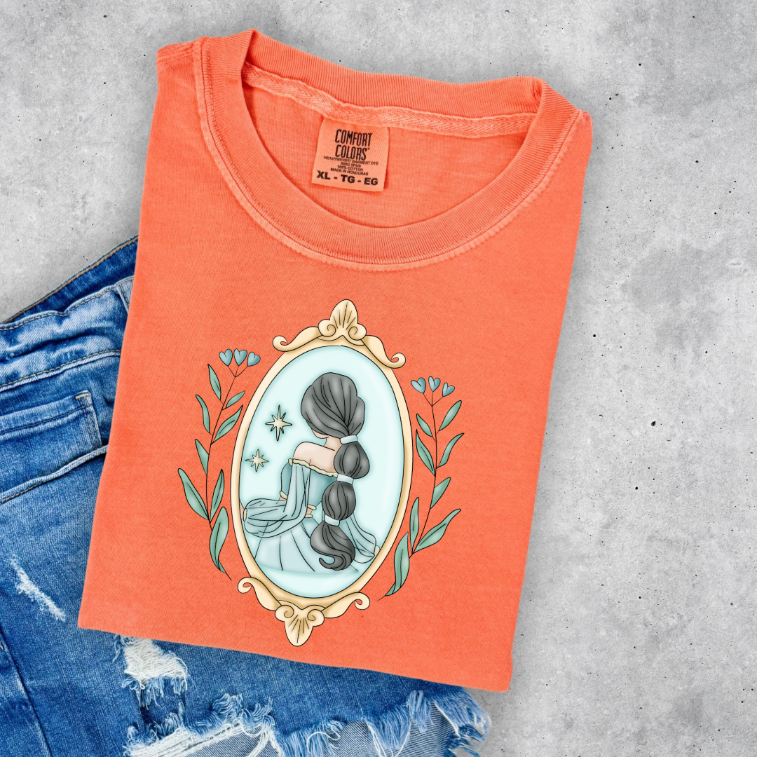 Arabian Moon Princess Silhouette Graphic Tee