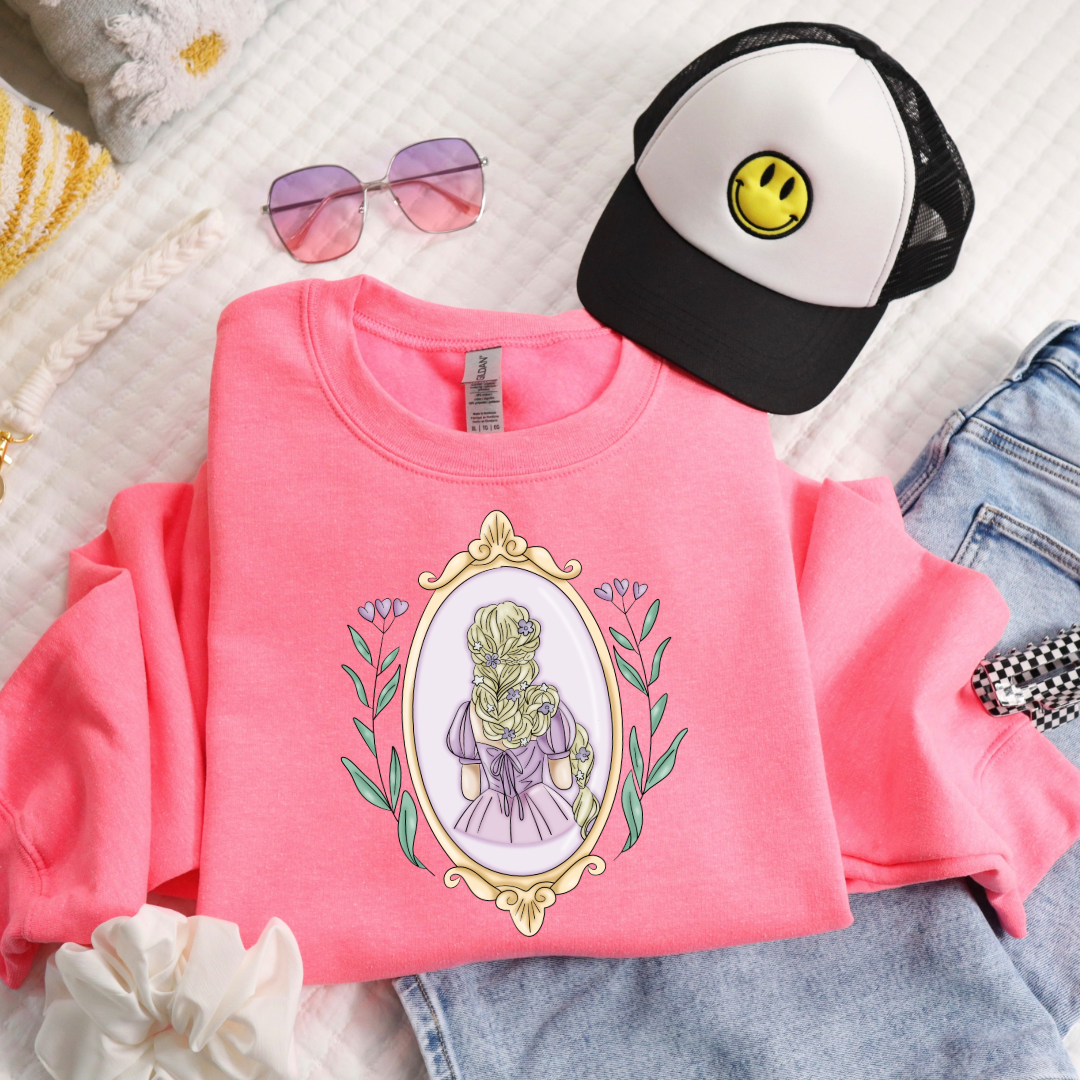 Nap Queen Silhouette Youth Crewneck