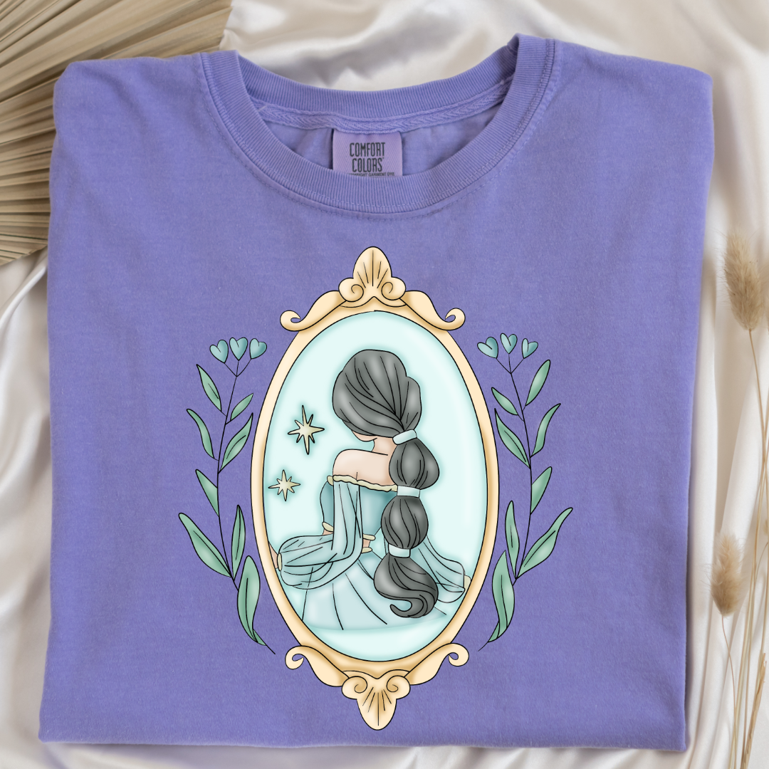 Arabian Moon Princess Silhouette Graphic Tee