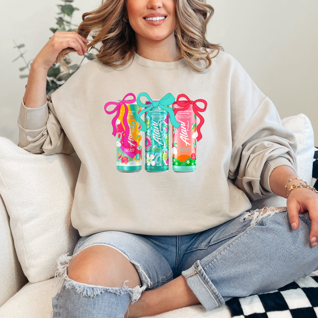 Alani With Bow 3 Ways Crewneck & Hoodie