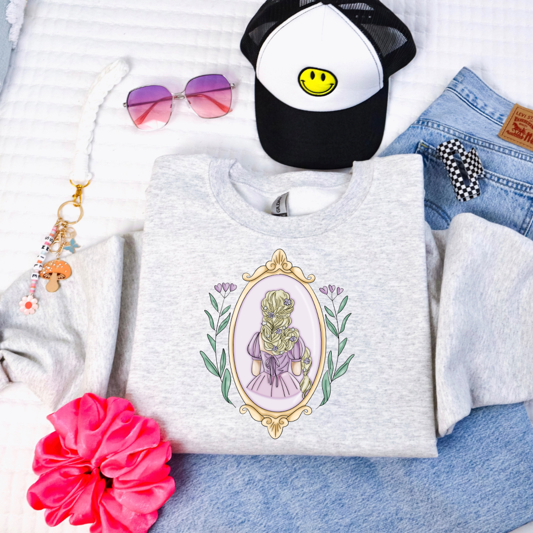 Nap Queen Silhouette Youth Crewneck