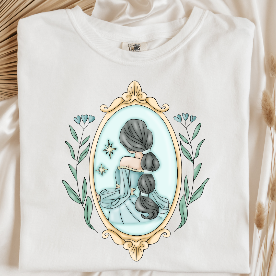 Arabian Moon Princess Silhouette Graphic Tee