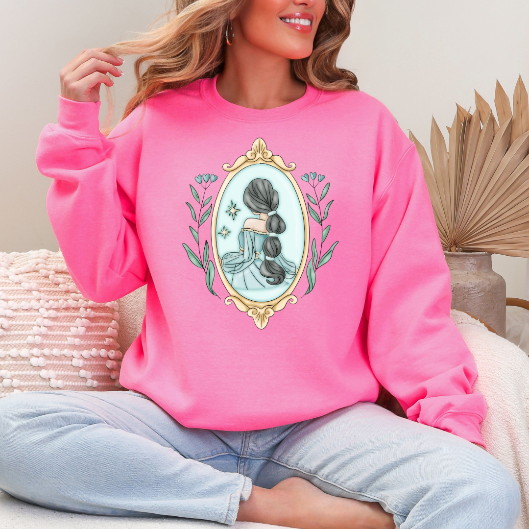 Arabian Moon Princess Silhouette Crewneck & Hoodie