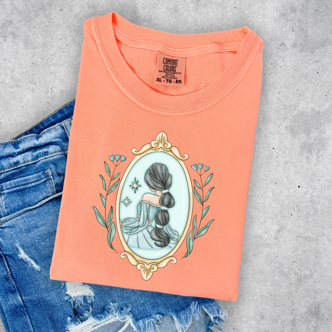 Arabian Moon Princess Silhouette Graphic Tee