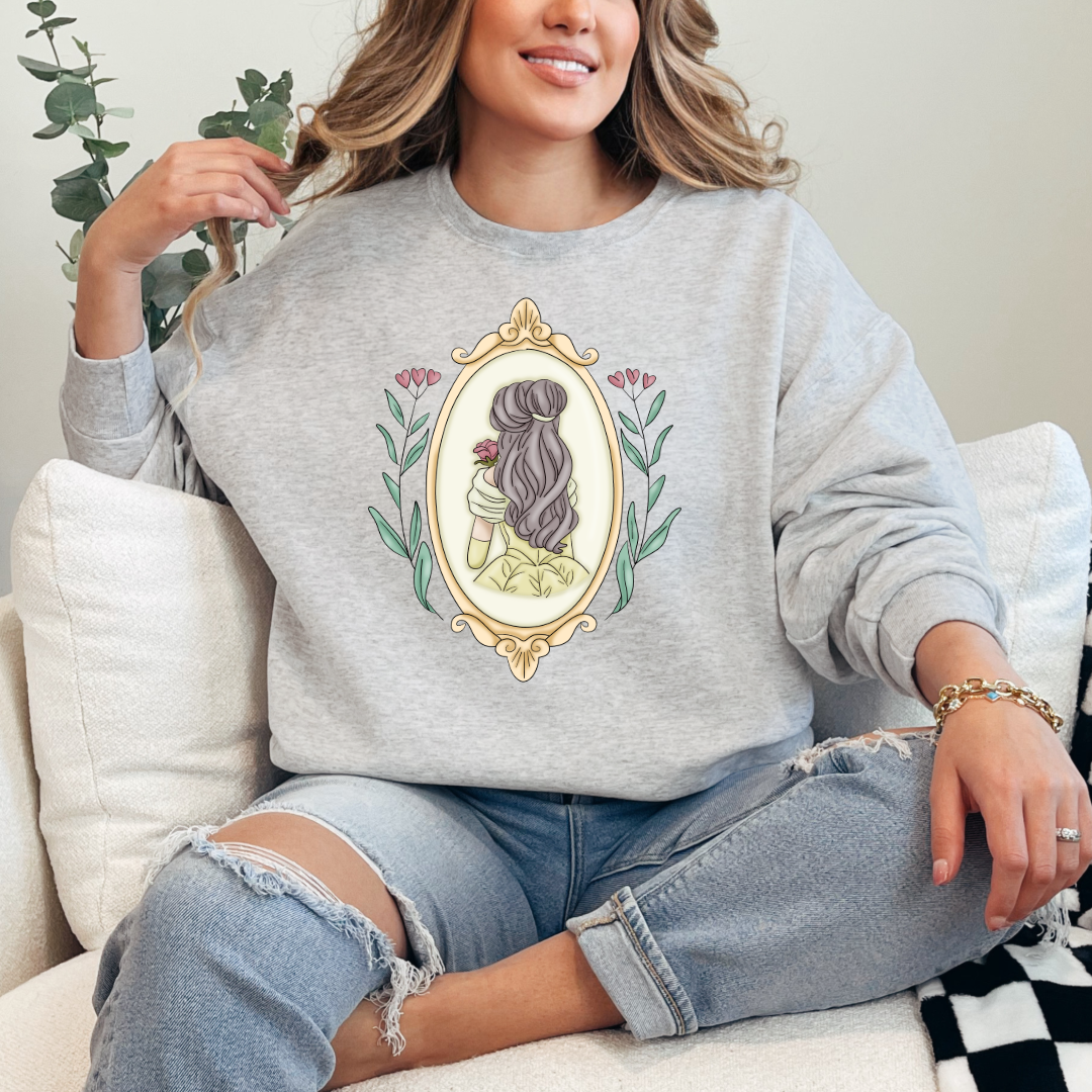 Book Baddie Silhouette Crewneck & Hoodie