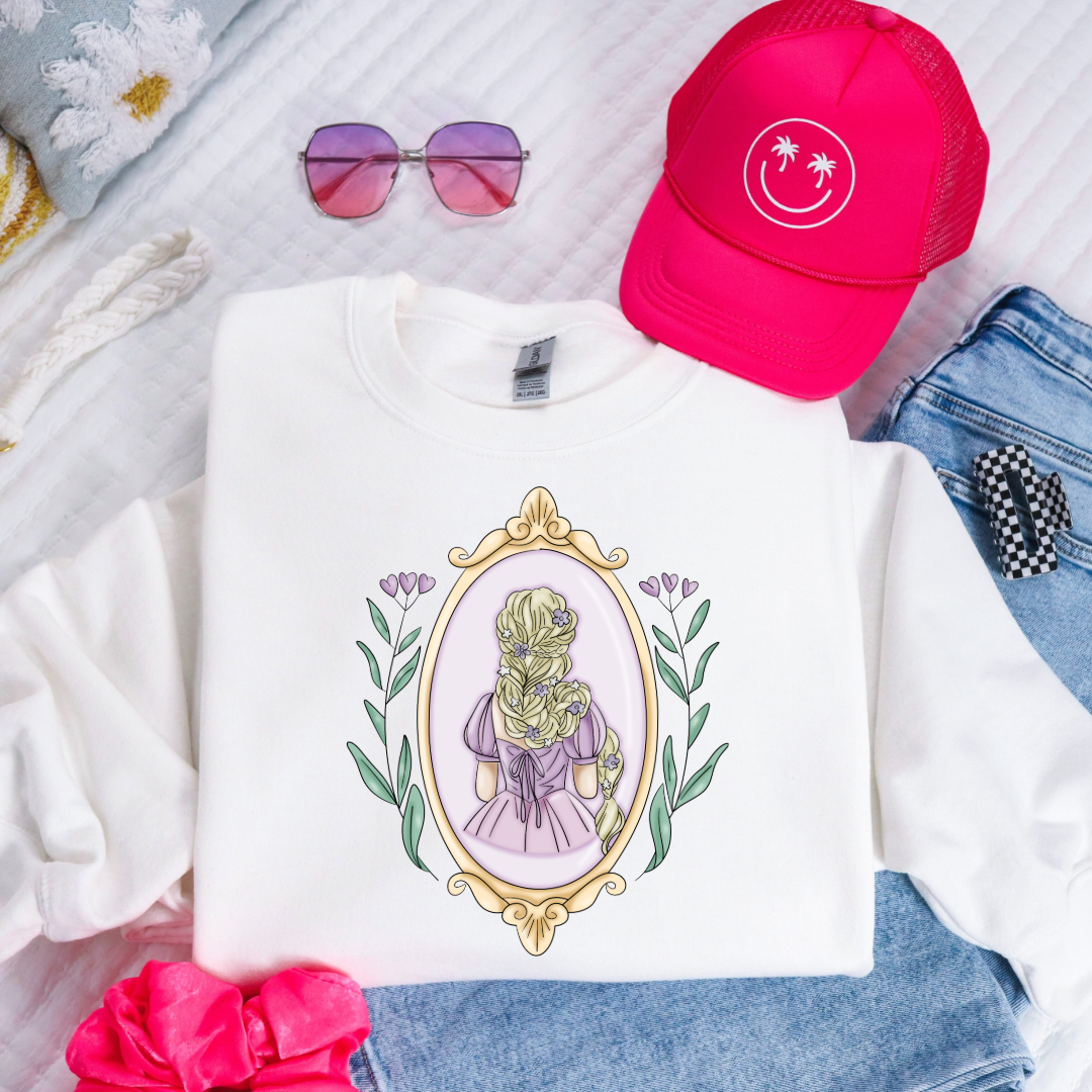 Nap Queen Silhouette Youth Crewneck