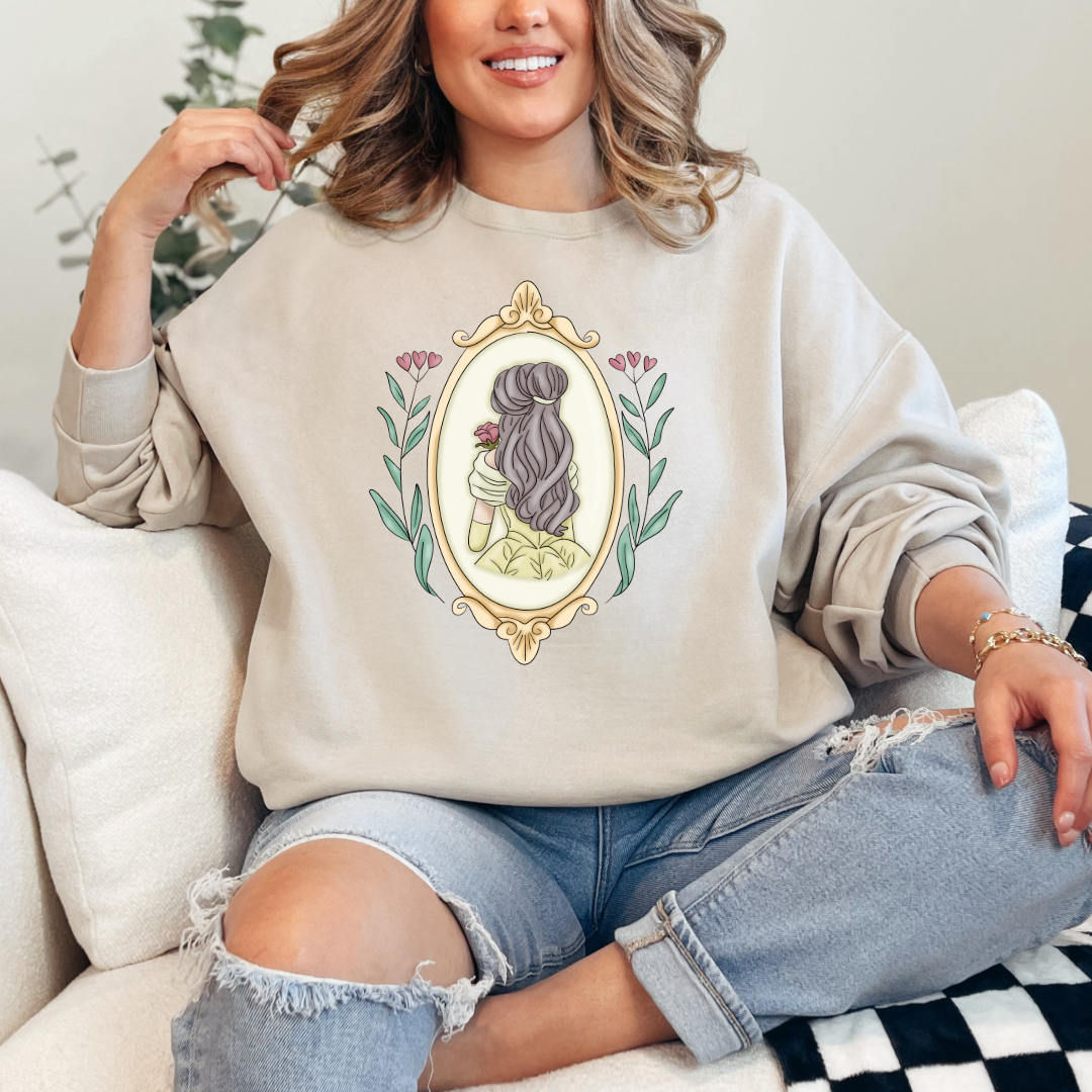 Book Baddie Silhouette Crewneck & Hoodie