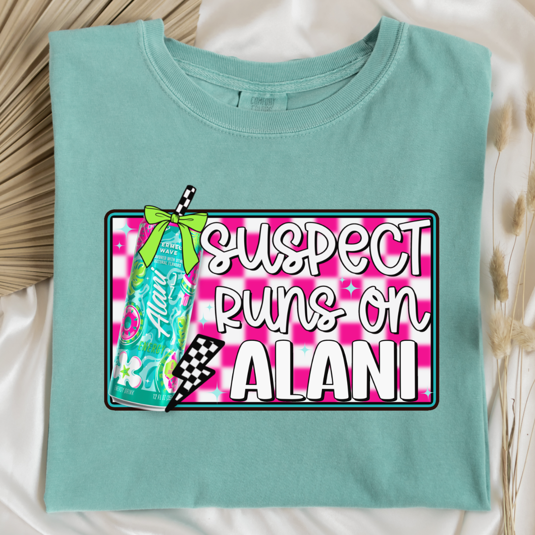 Suspect Runs On Alani Graphic Tee