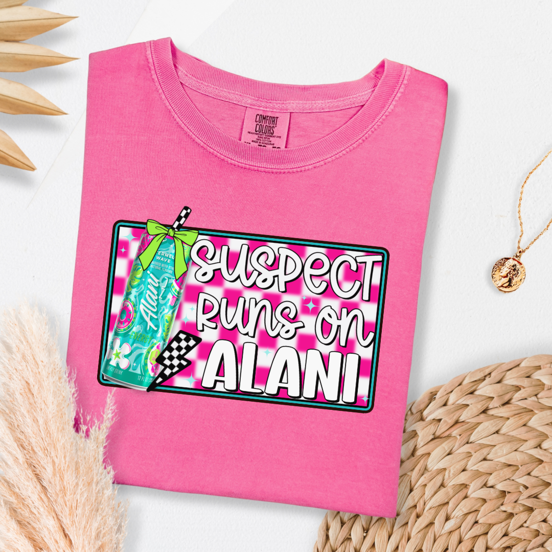 Suspect Runs On Alani Graphic Tee