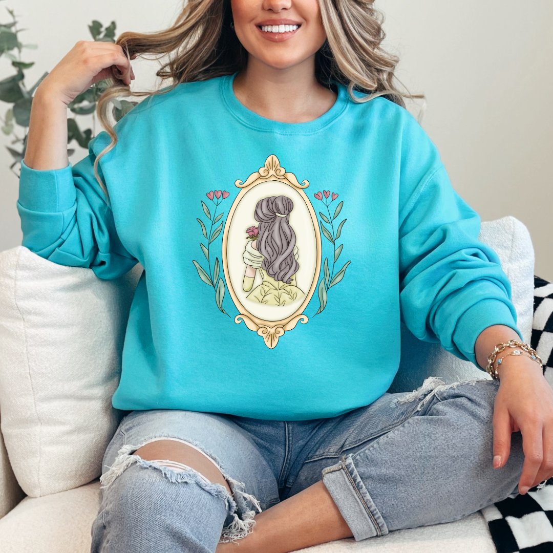 Book Baddie Silhouette Crewneck & Hoodie