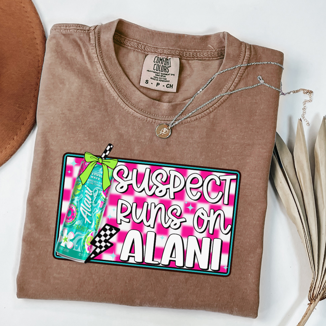 Suspect Runs On Alani Graphic Tee