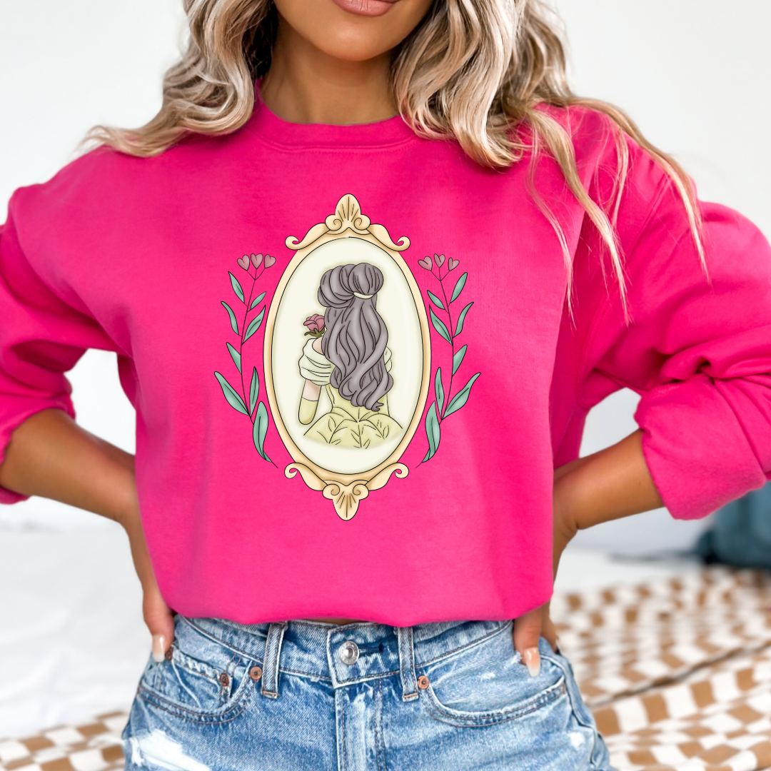 Book Baddie Silhouette Crewneck & Hoodie
