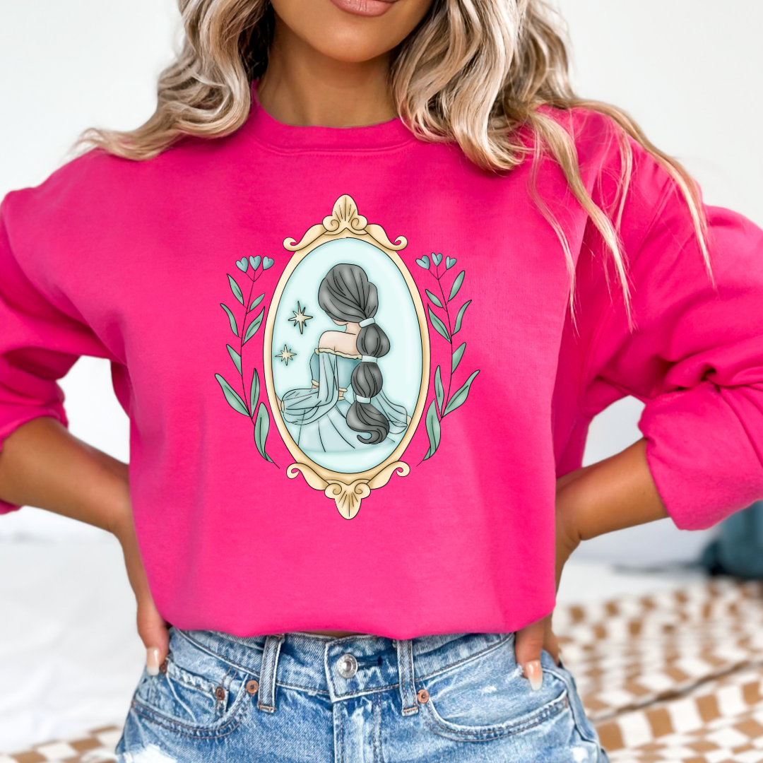 Arabian Moon Princess Silhouette Crewneck & Hoodie