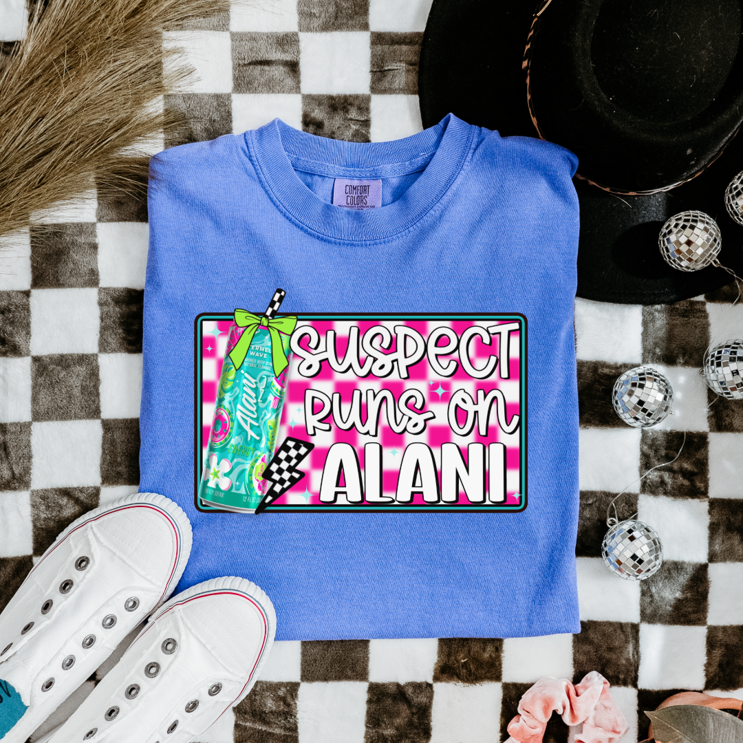 Suspect Runs On Alani Graphic Tee