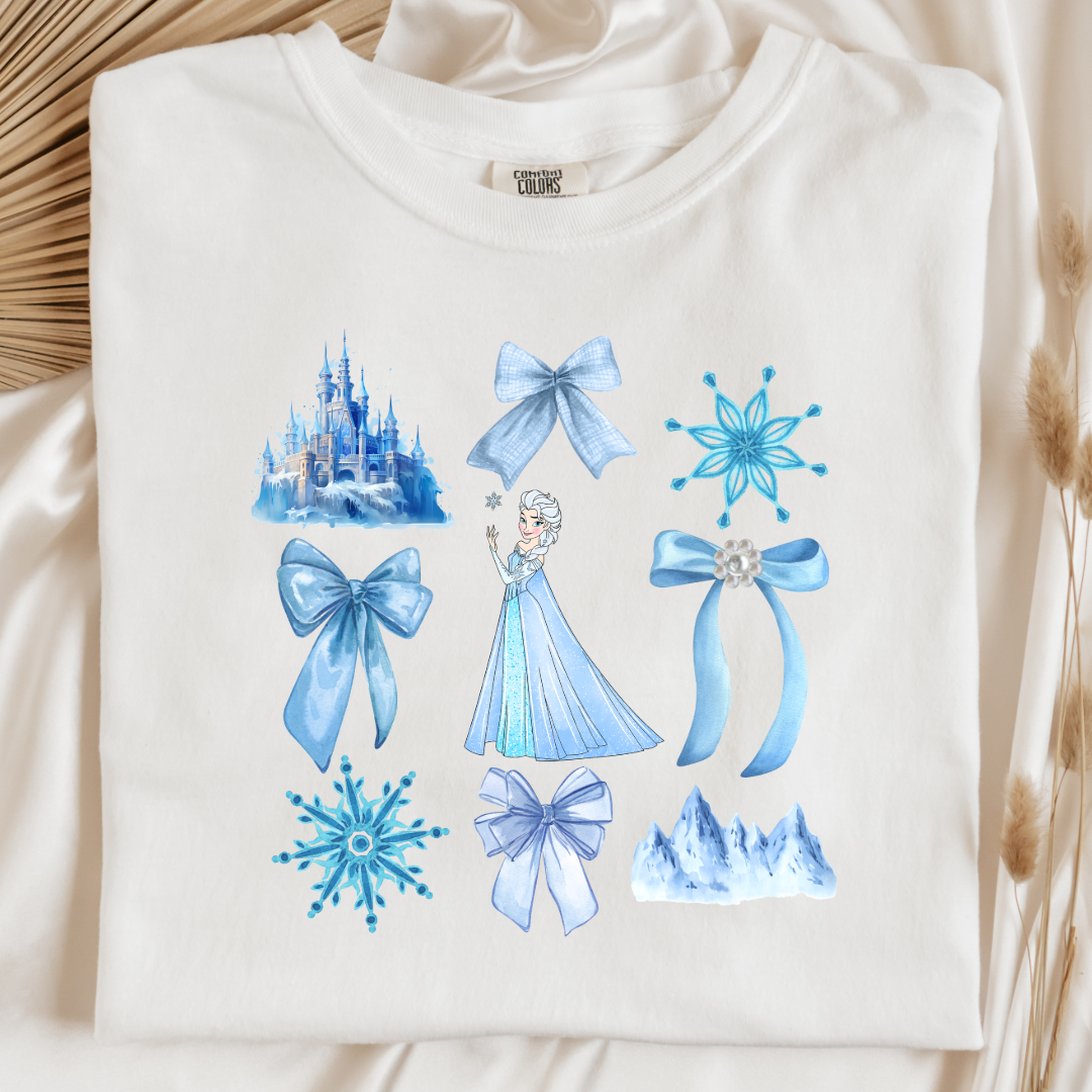 Princess Elsa Coquette Graphic Tee