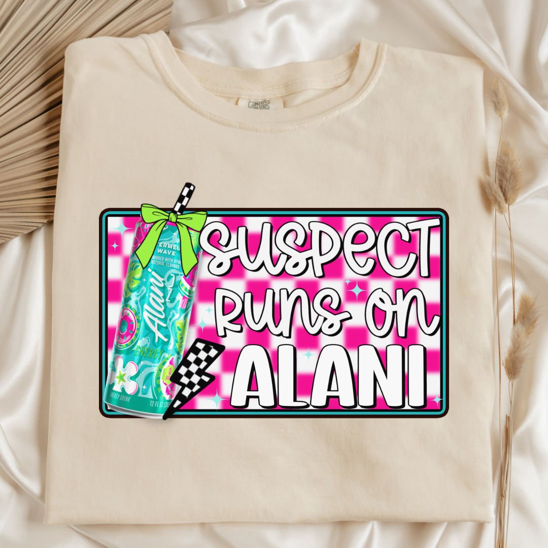 Suspect Runs On Alani Graphic Tee