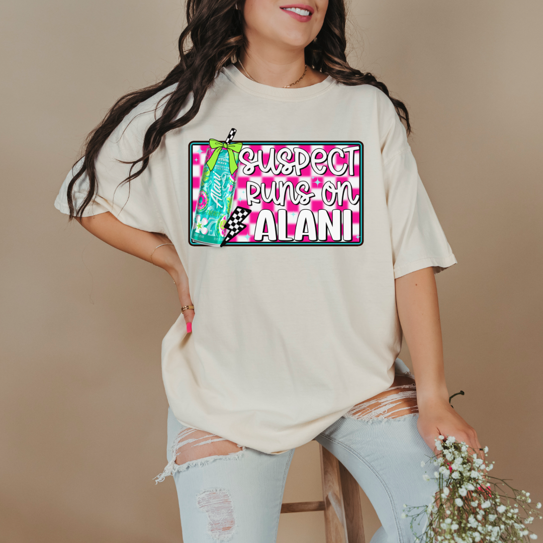 Suspect Runs On Alani Graphic Tee
