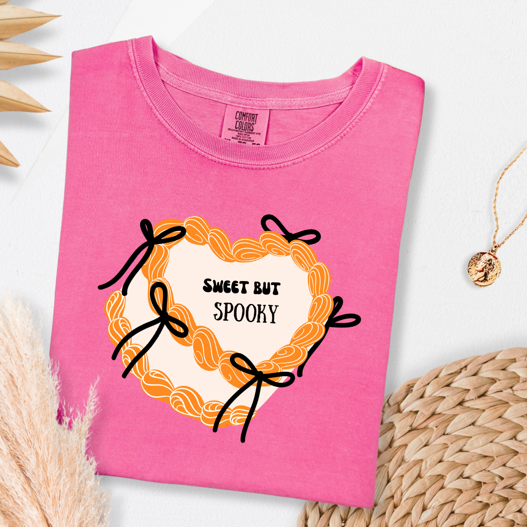 Sweet but Spooky Coquette cake Graphic Tee