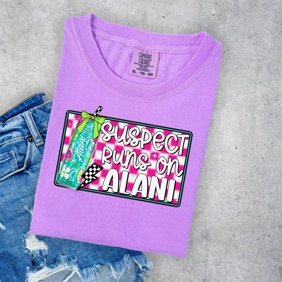 Suspect Runs On Alani Graphic Tee