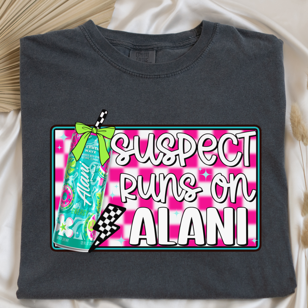 Suspect Runs On Alani Graphic Tee