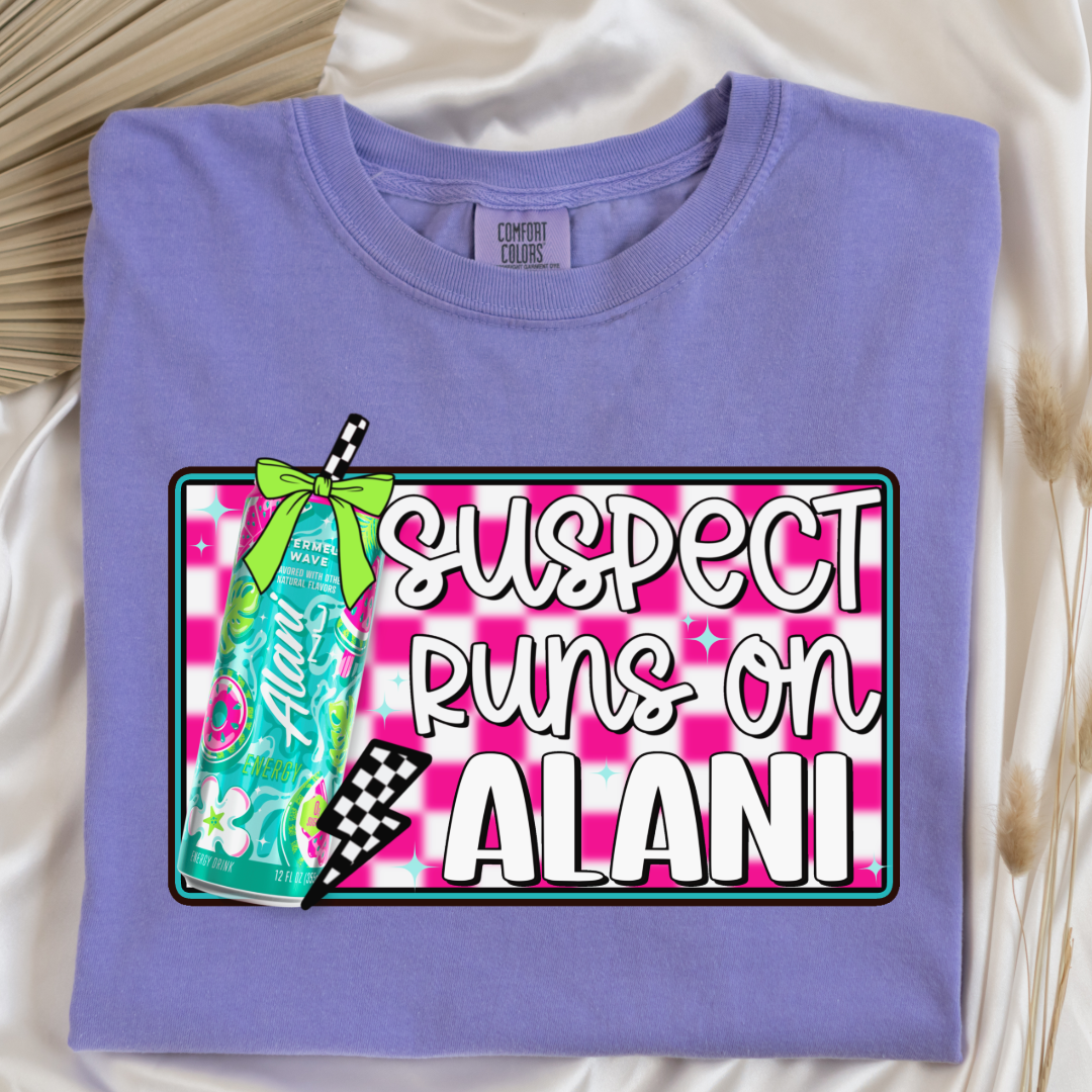 Suspect Runs On Alani Graphic Tee