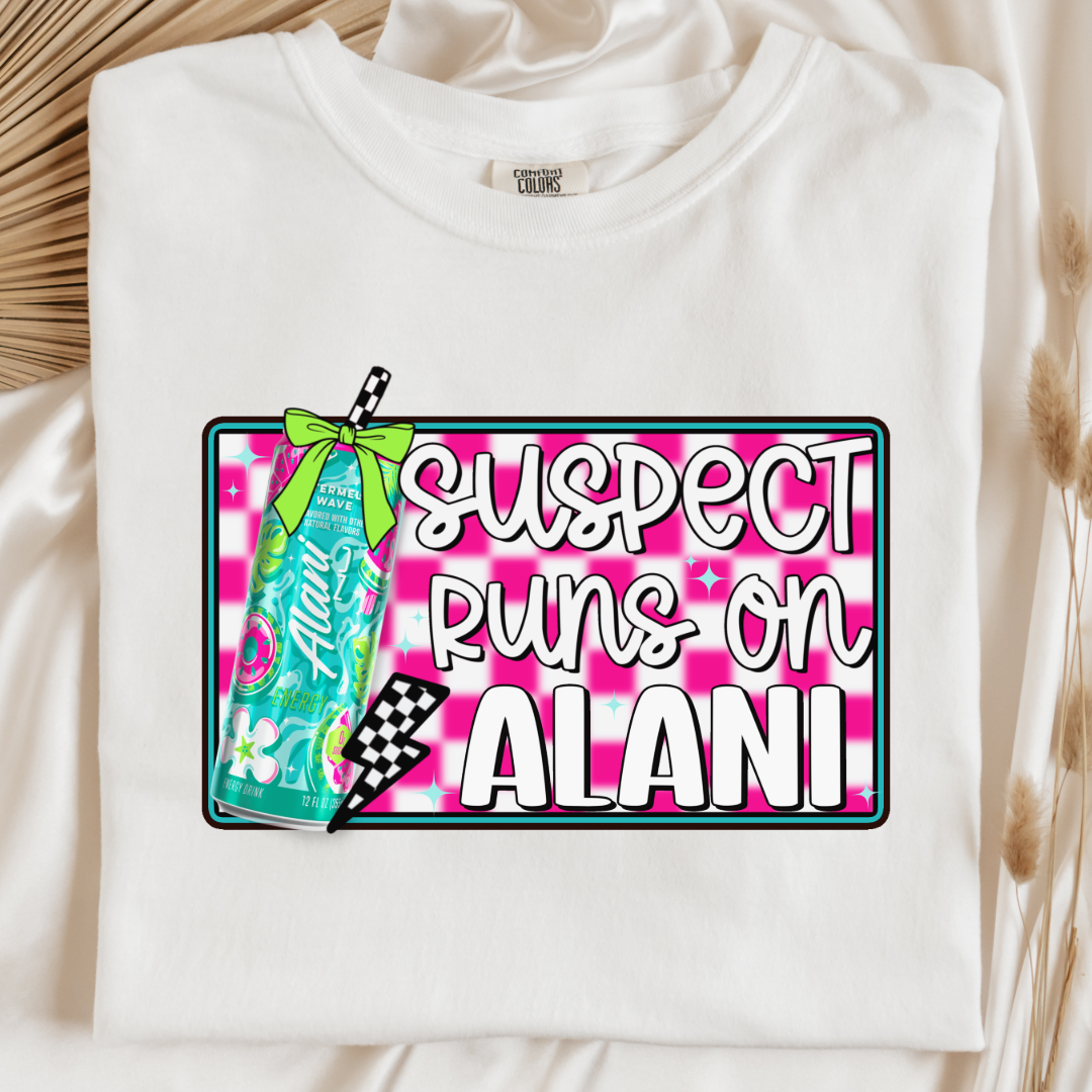 Suspect Runs On Alani Graphic Tee